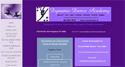 Desktop Screenshot of dynamicdanceacademy.net